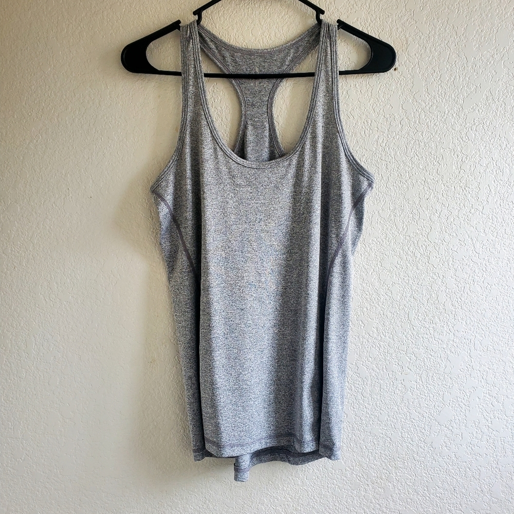 Icy Zone Gray Racerback Activewear Walking Yoga Running Zumba‎